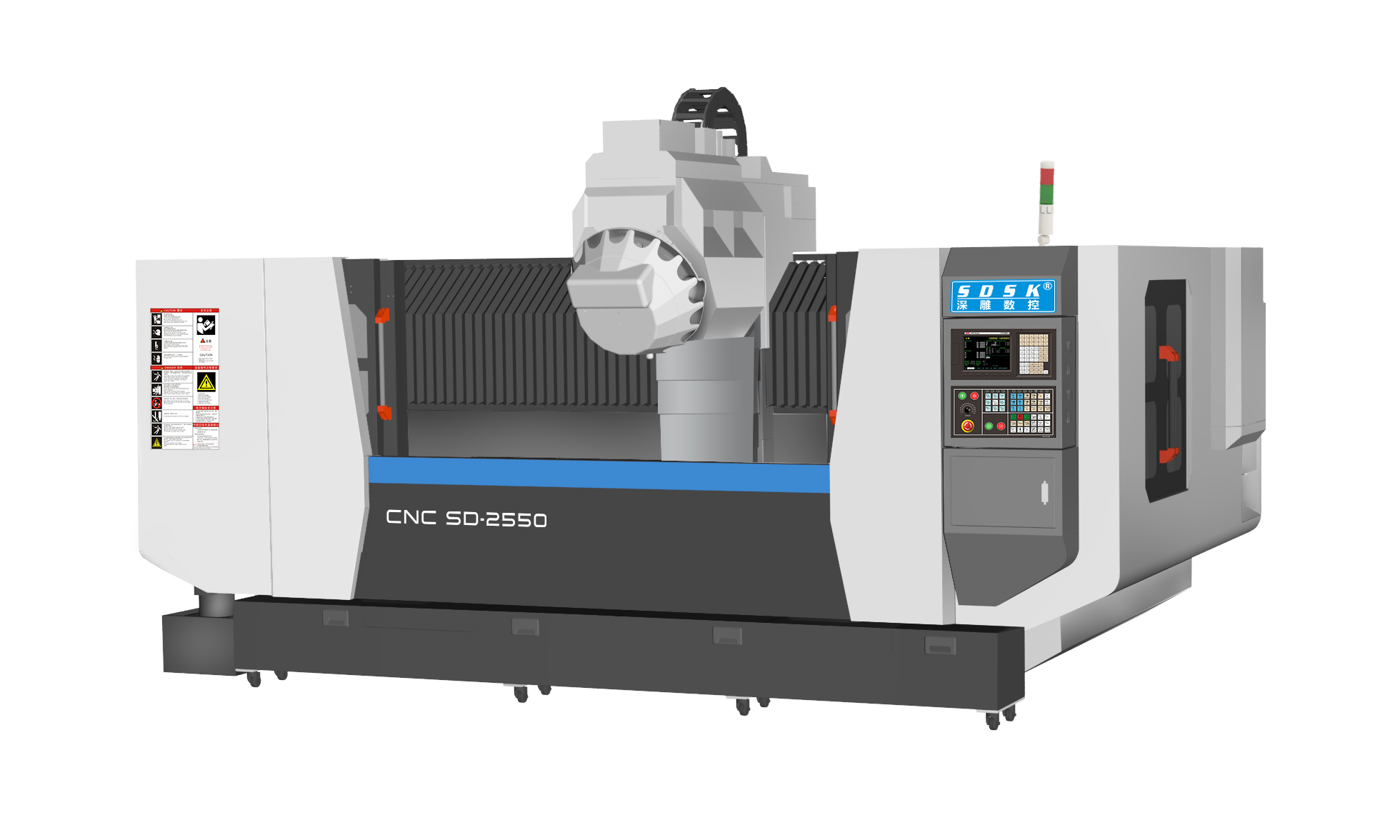 What is the difference between a double head precision carving machine and a CNC milling machine