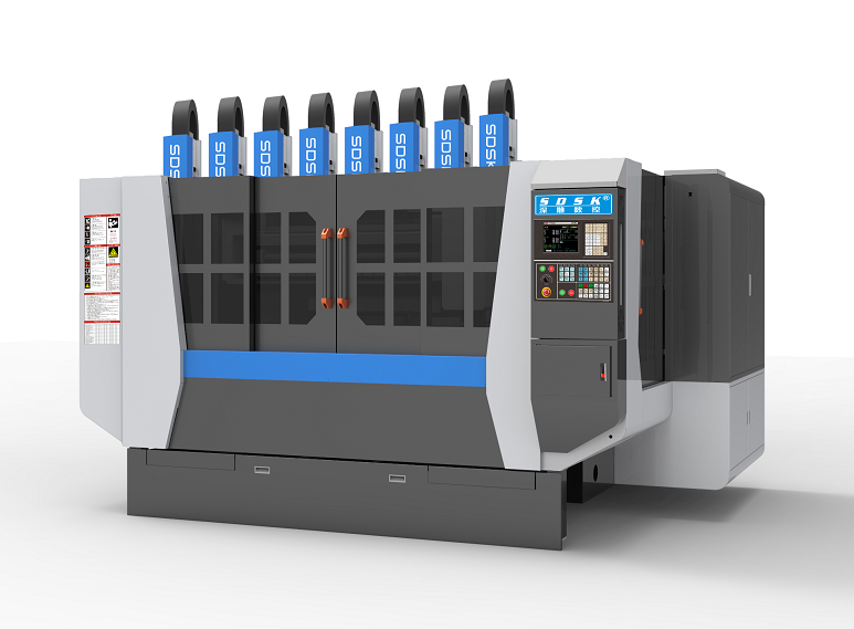 8-axis drilling and tapping machine series with tool magazine