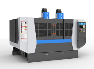 2-axis drilling and tapping machine series with tool magazine