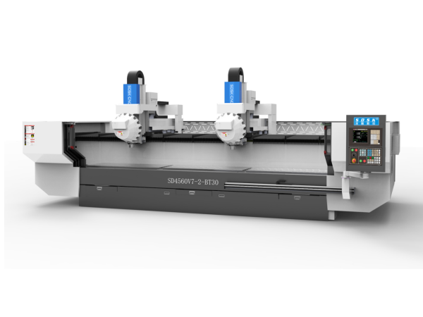 Double head and double channel profile machining center SD-V7-2-BT30
